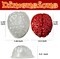Brain Jello Gelatin Mold, 2 Pack Large Human Zombie Brain Mold for Cake Candy, Plastic Halloween Baking Brain Mould Party Supplies Decorations Standard for Kids Adult